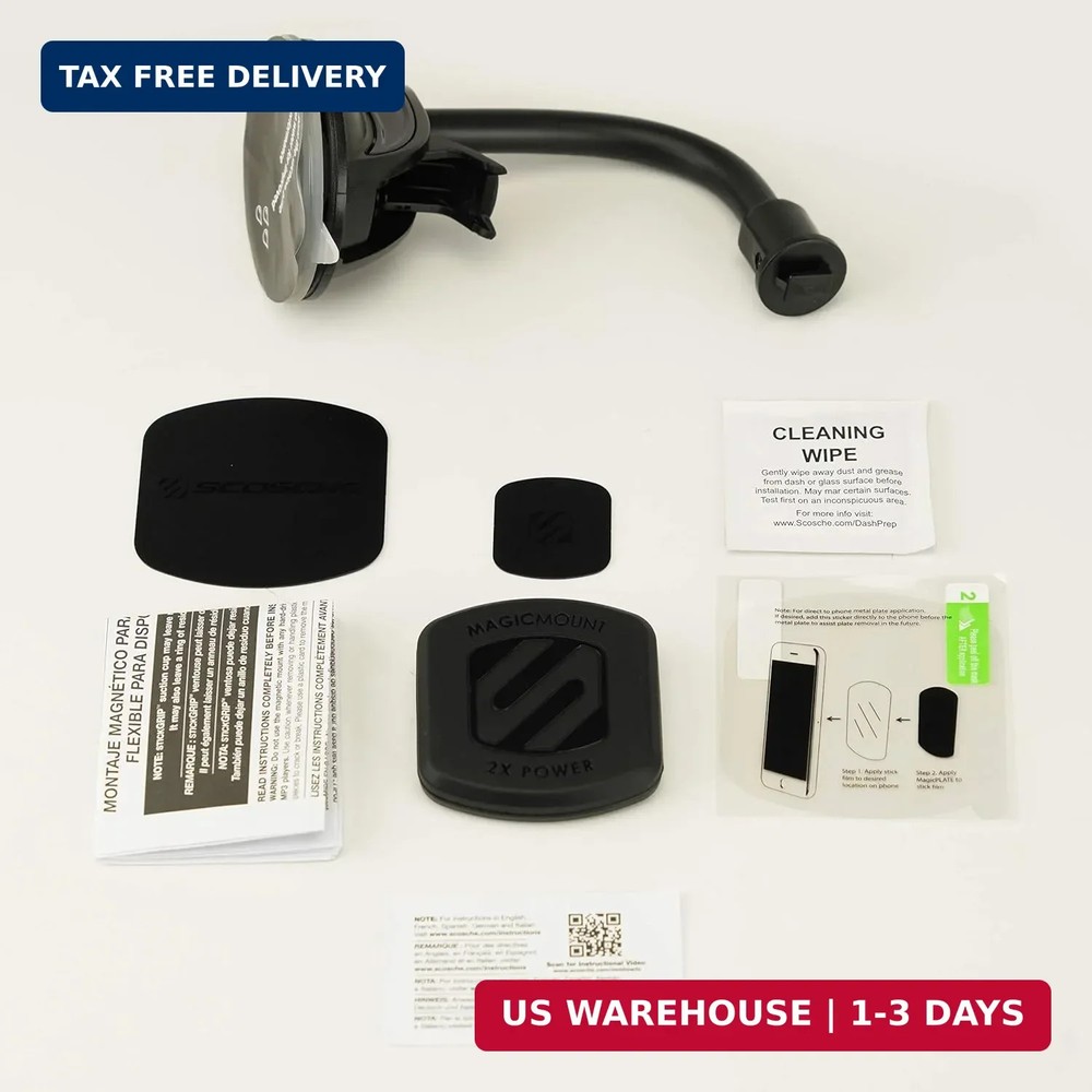 Scosche X-Large MagicMount Passive Window Stand Holder - Black