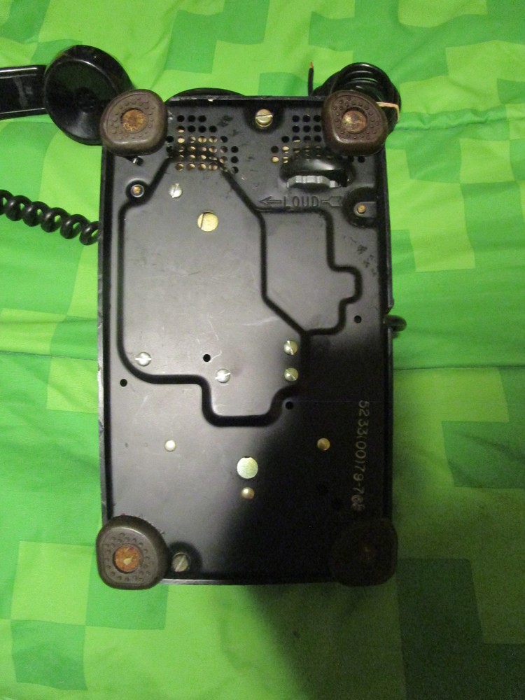 Black Rotary Telephone (A)