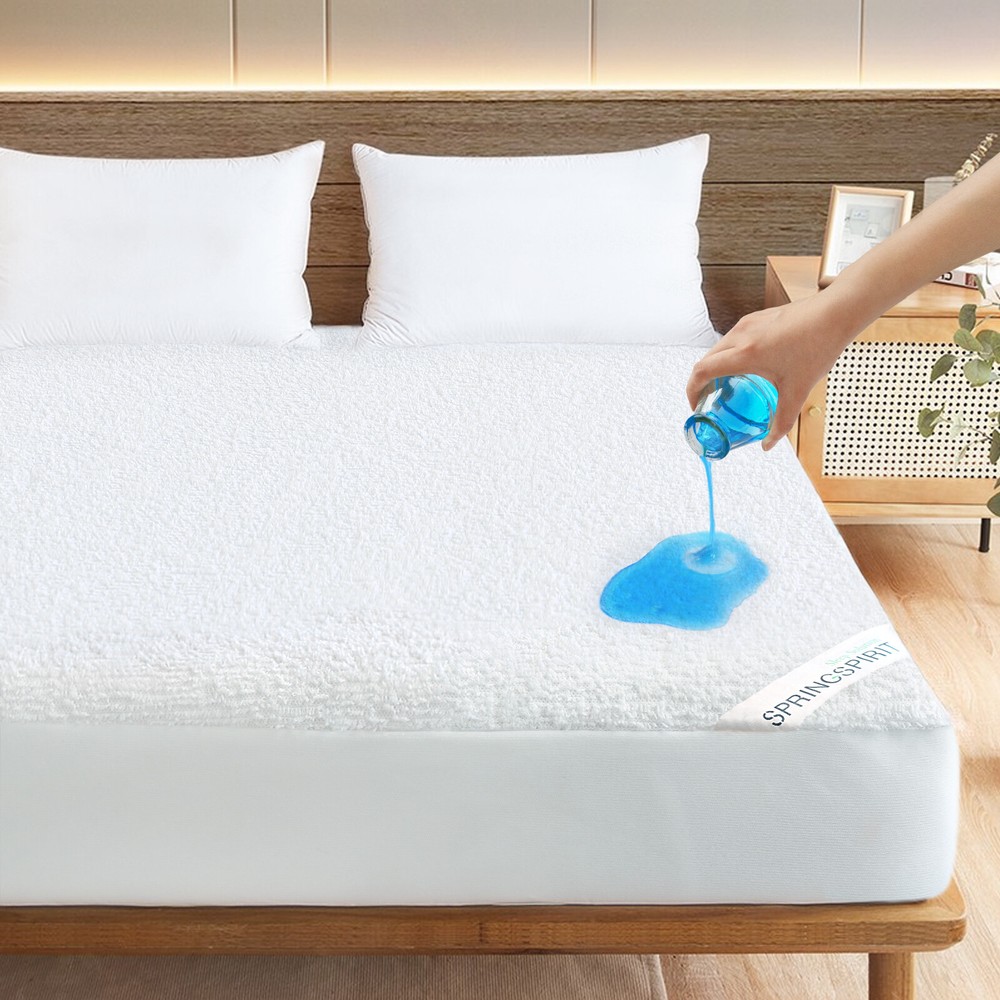 Mattress Protector Soft Terry Waterproof Mattress Cover Sheets Pad All Sizes