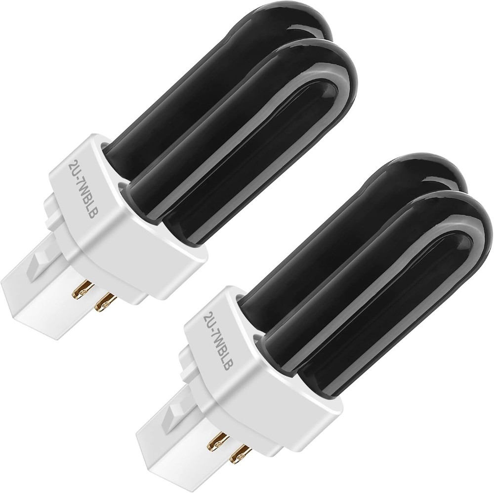 Bug Zapper Replacement Fluorescent Bulbs 2 Pack 41050 Bulbs Compatible 7W UV.