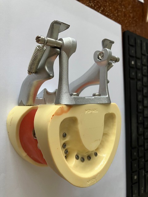NISSIN TRM-454 Dental Typodont Teeth Model, used