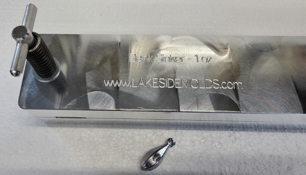 1 oz Bank Sinker 16 Cavity Production Mold