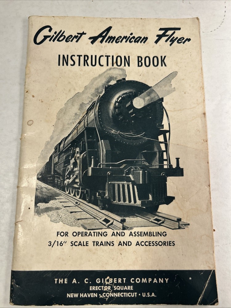 Gilbert American Flyer 1954 Instruction Book - 74 pages