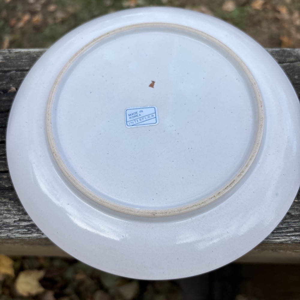 VTG 2 pc. Child Ceramic Stacking Dinnerware Plate & Cup Collectible Interpur