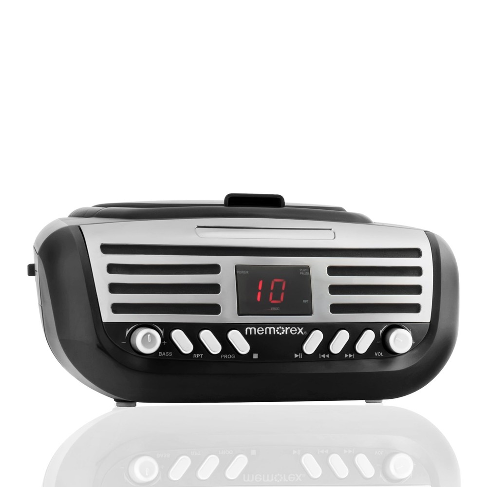 AM/FM Top Loading CD Player | Portable Stereo with Programmable Memory | Auxi...