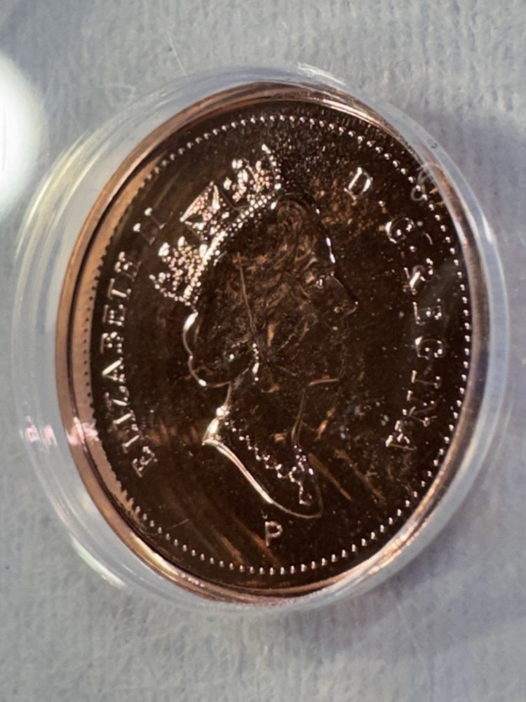 2001-P Canada 1 Cent Graded MS 67 RD by ANACS