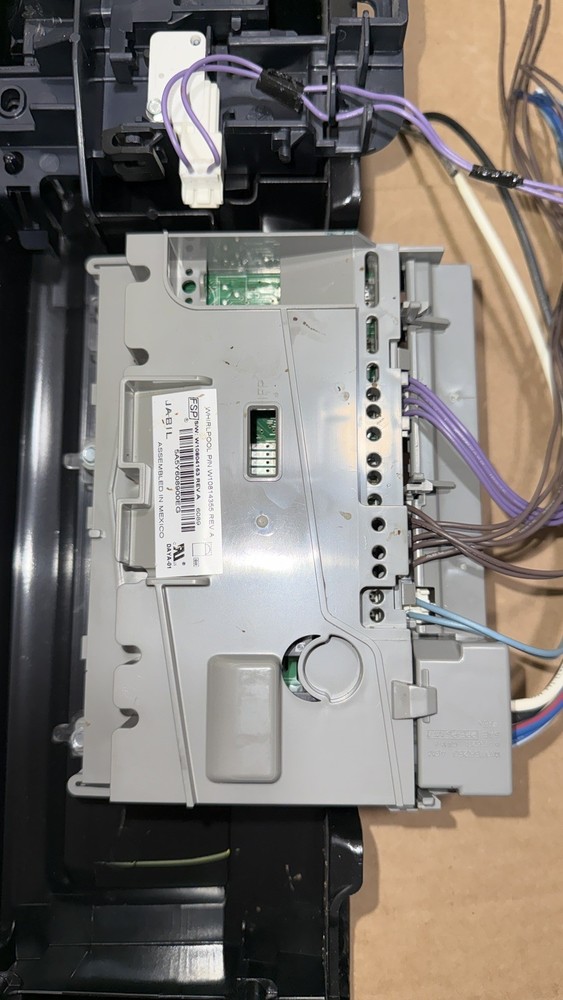 Dishwasher Control Panel with Control Board W10533020; PCB W10804153