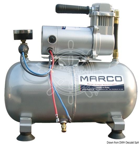 MARCO Horn Compressor Boat Marine 24V