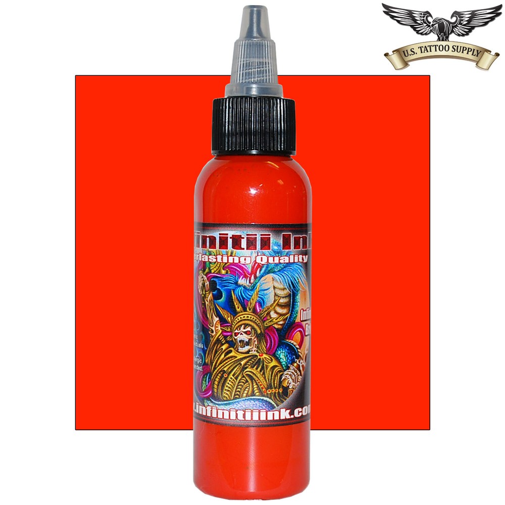 Infinitii Premium Quality Tattoo Ink - Bright Orange