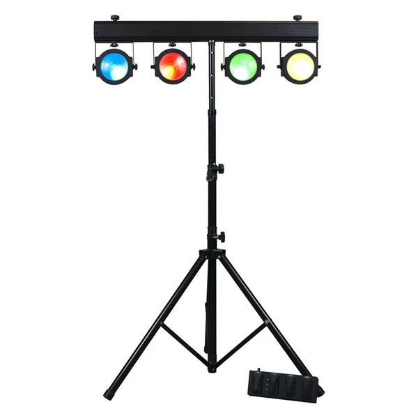 Eliminator Lighting DOT444 Dotz TPar Sys Plus Portable Stage Lighting Wash