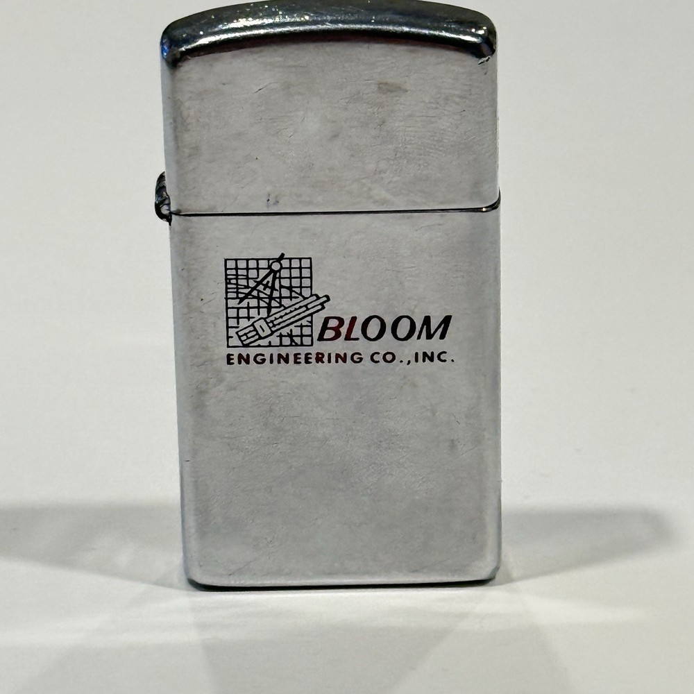 Vintage Zippo Lighter Bloom Engineering Company Advertisement