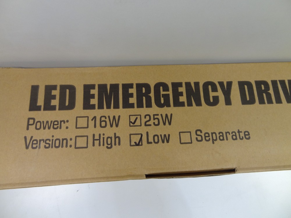 LED EMERGENCY DRIVER EM-L2554-XX 25W