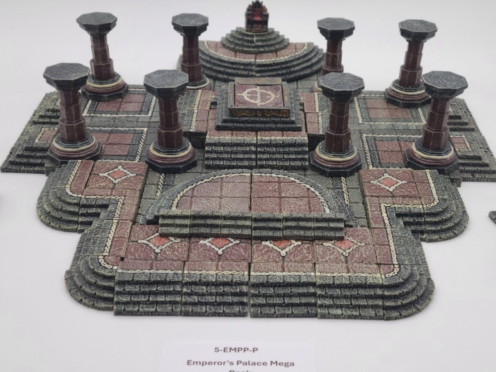 Dwarven Forge Painted Emperor's Palace Mega Pack 5-EMPP-P Tabletop Terrain