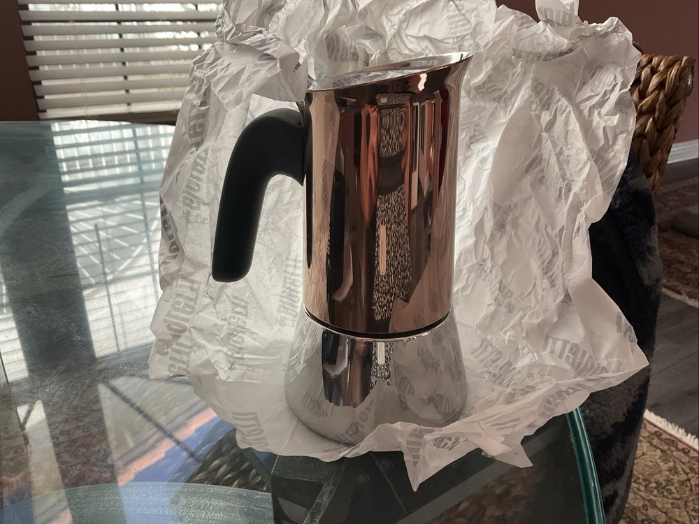 Bialetti COPPER Venus 4 Cups Brand New Never Used