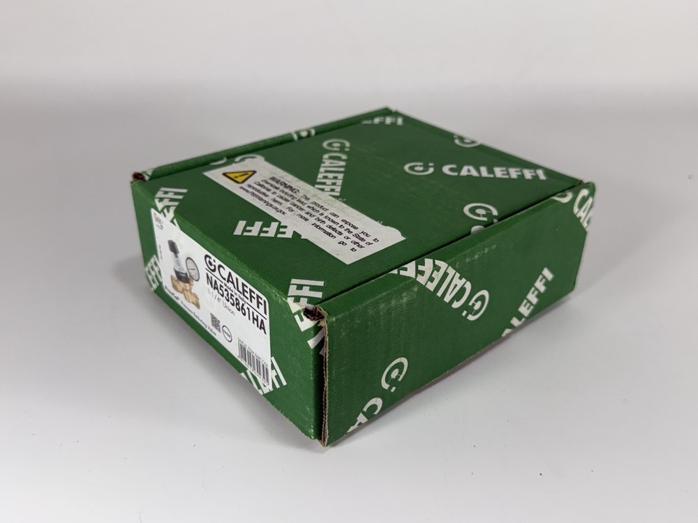 Caleffi PresCal 1" Pre-Adjustable Pressure Reducing Valves with Gauge NA535861HA