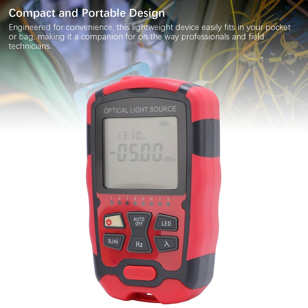 Fiber Optic Stable Light Source Single Mode 1310 1550nm Optical Light Source