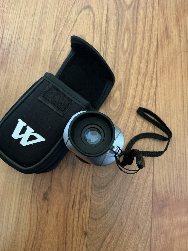 Warrior Custom Golf Digital 7x Golf Scope, Ruby Optics, Padded Case