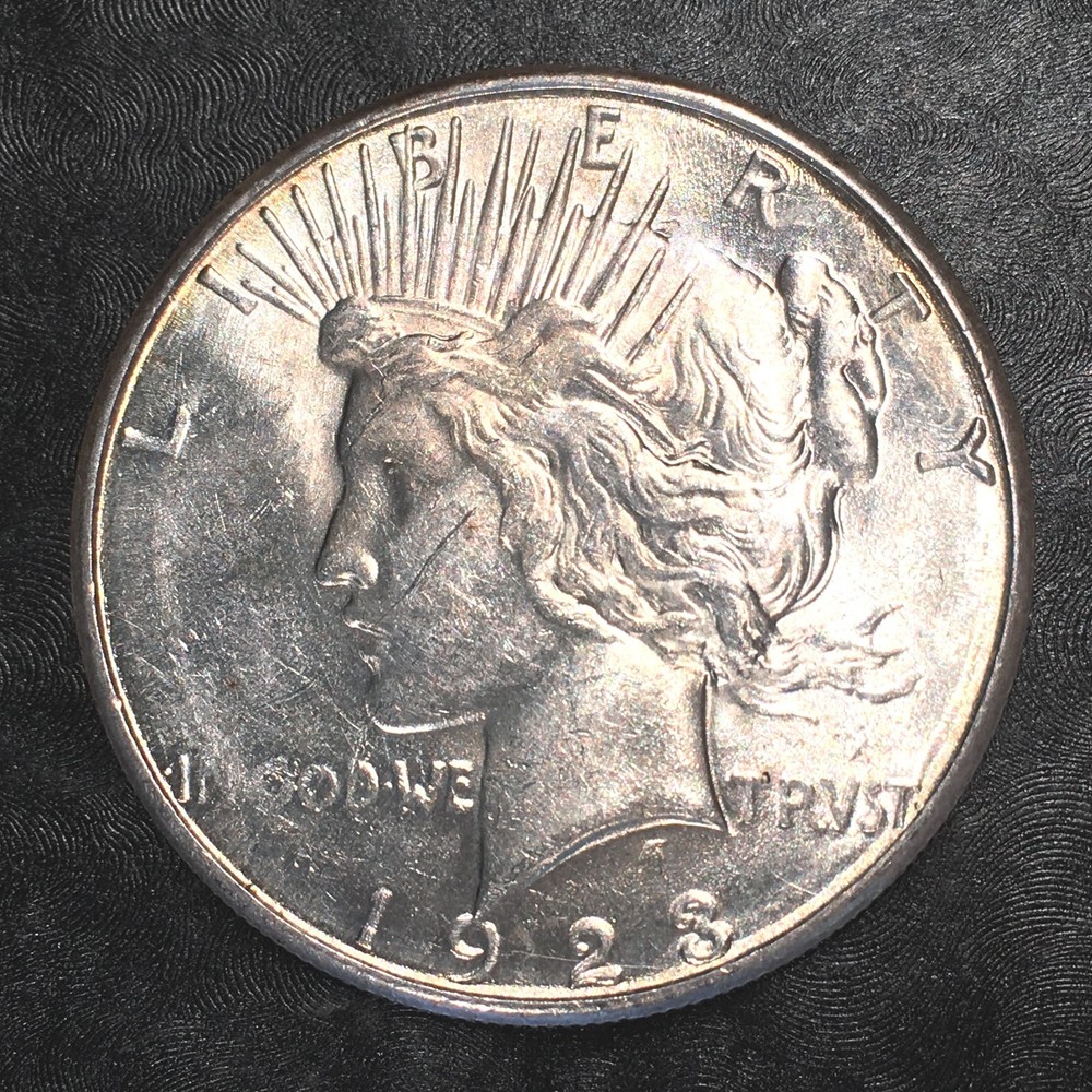 1923-S Peace Silver Dollar - Nice Uncirculated - High Quality Scans #E403