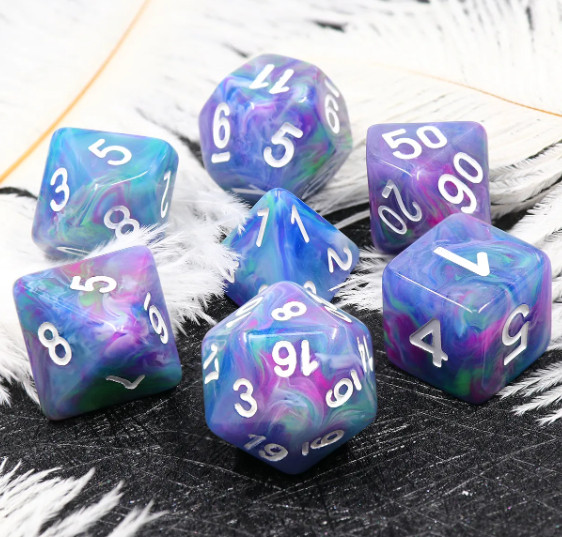 Mindfire DnD Dice Set - RPG Set Polyhedral DND Dungeons Dragons Pathfinder