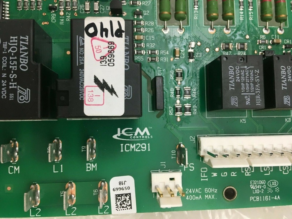 ICM ICM291 Control Circuit Board PCB1161-4A used #P140