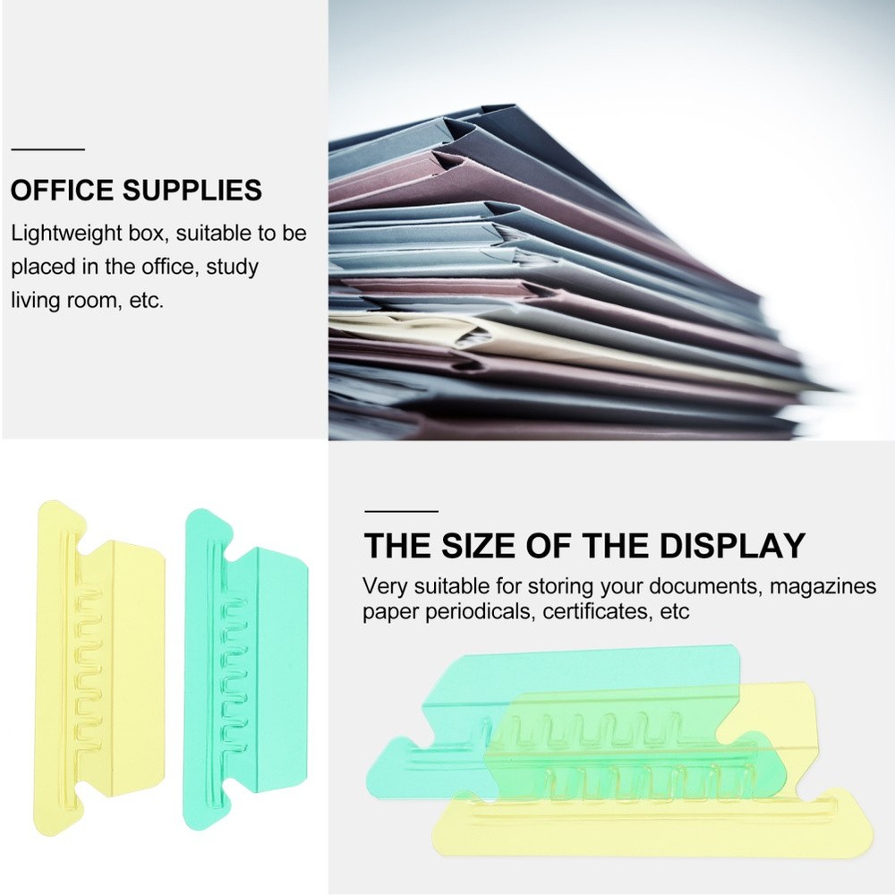 20 Pcs File Folder Tabs Hanging Labels and Inserts Files Folders