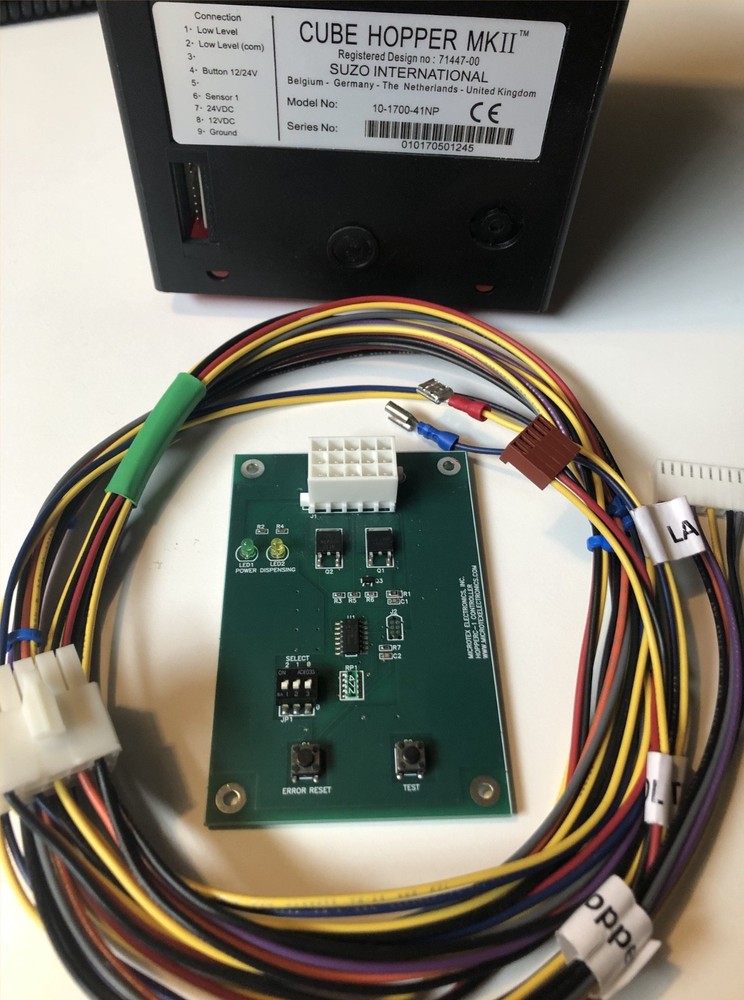 Suzo Cube hopper MKII Control board and wiring harness