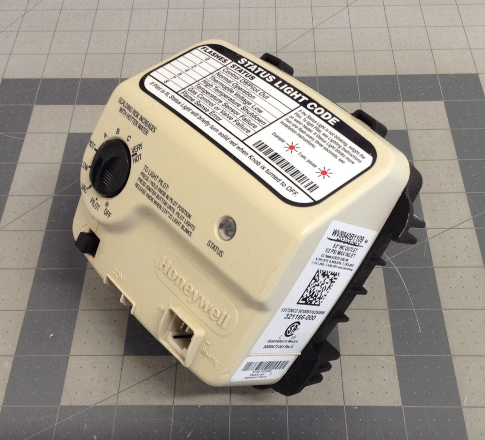 Honeywell Water Heater Gas Valve WV8840B1109
