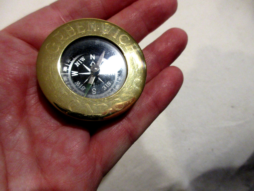 Greenwich London Brass Compass