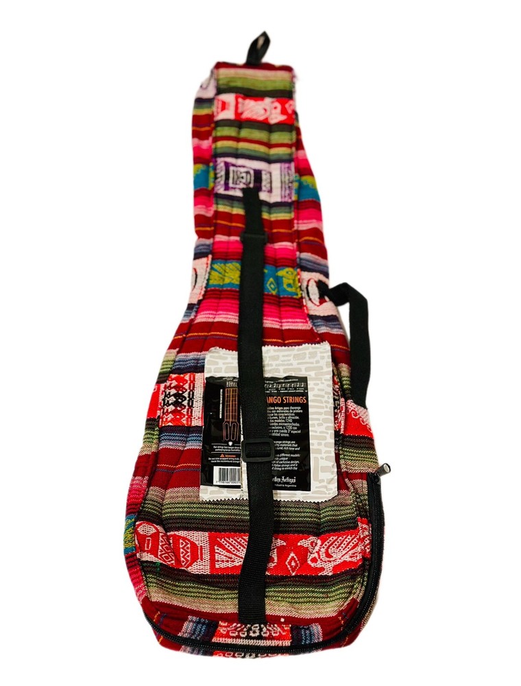 Bolivian Charango Case, Aguayo Wool handmade standard, plus professional Strings