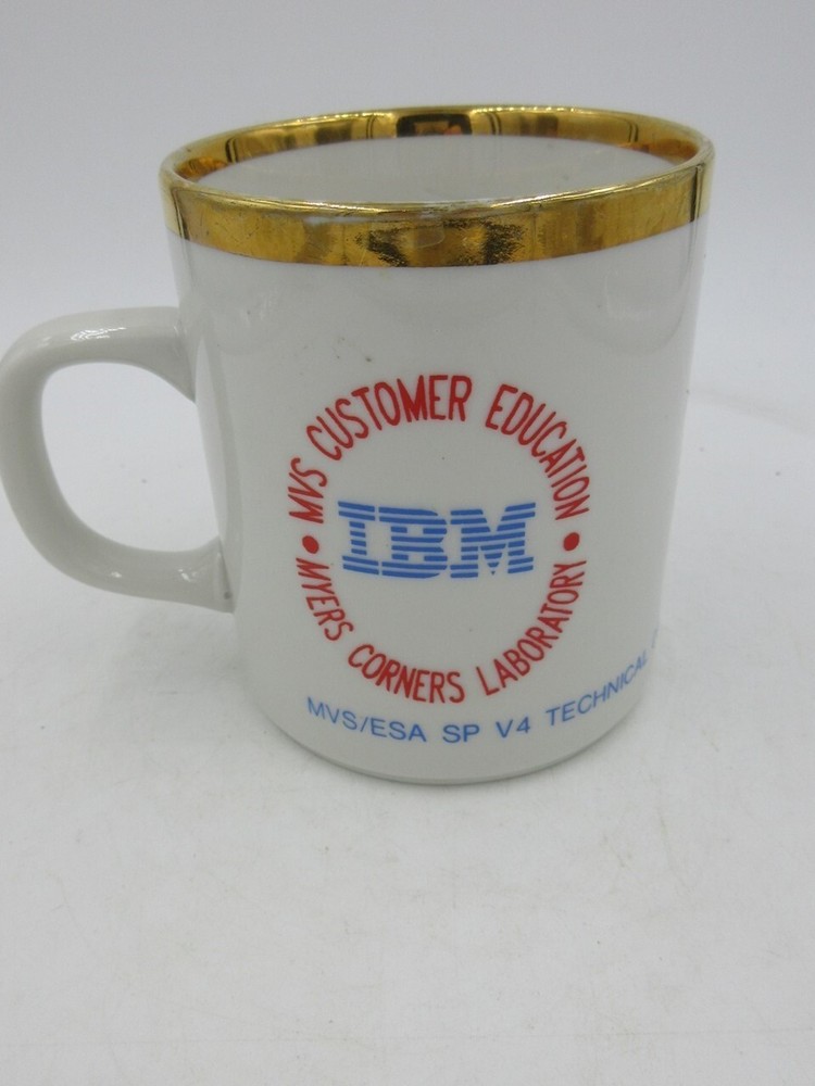 IBM System 390 Technical Conference Poughkeepsie N"Y Coffee Cup Mug Advertising
