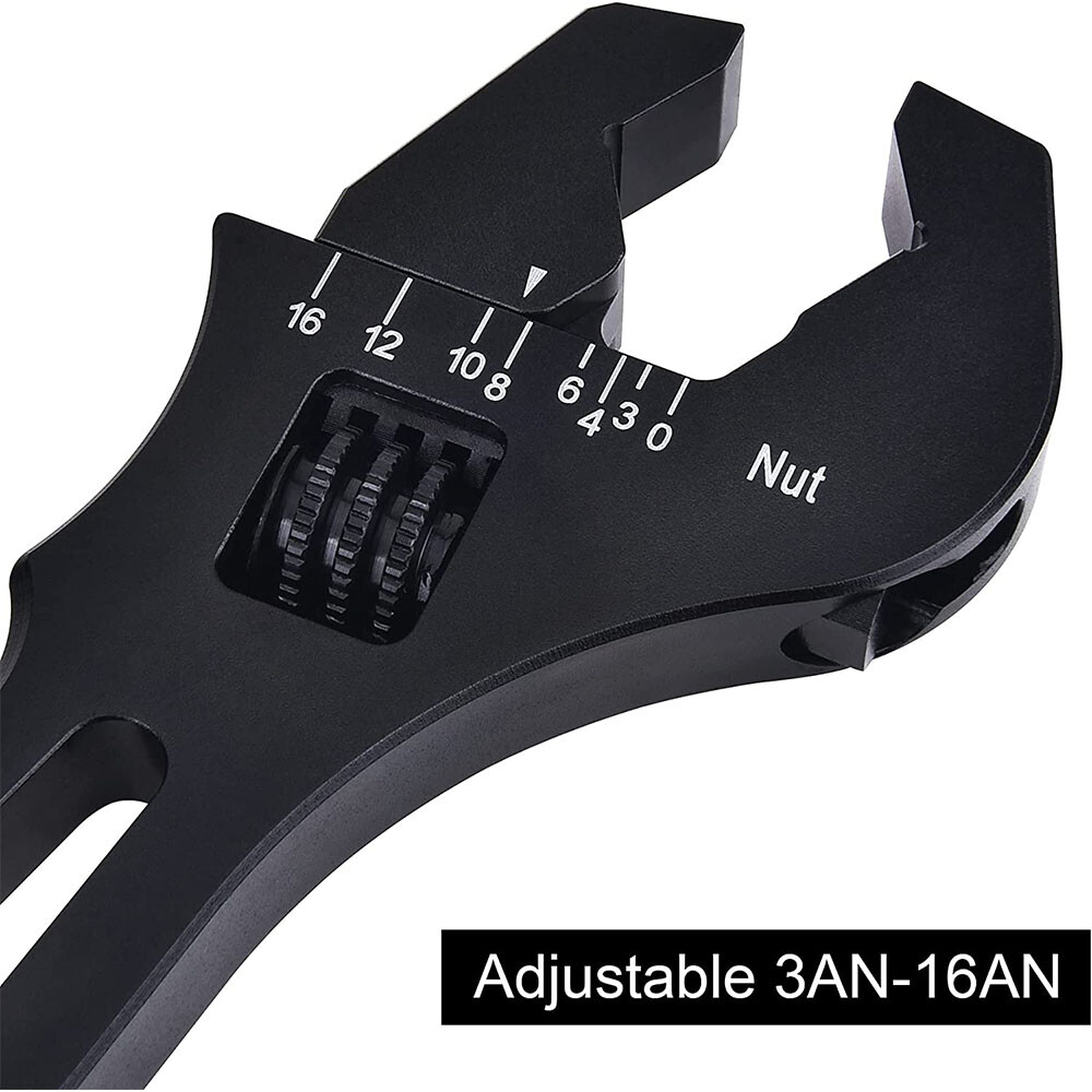 New 3AN-16AN Adjustable Wrench Tool Spanner for Hose End Fitting Thishill