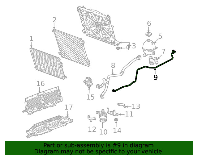 Genuine GM Vent Hose 86555305
