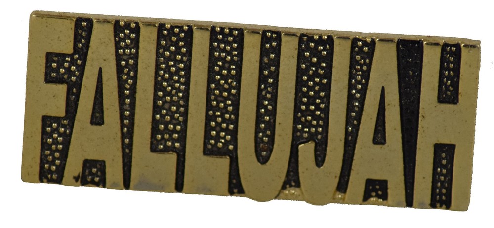FALLUJAH IRAQ HAT PIN
