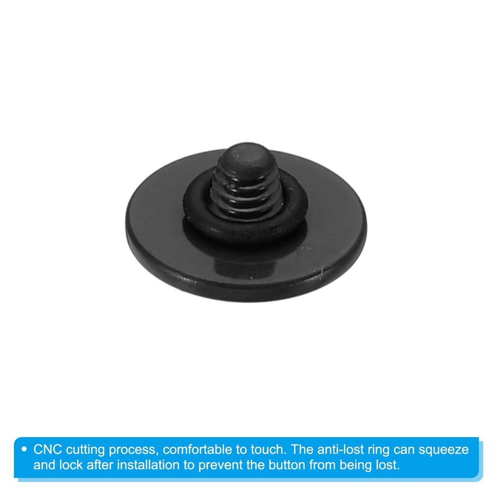 5 x Camera Shutter Button Shutter Release Button Convex Black