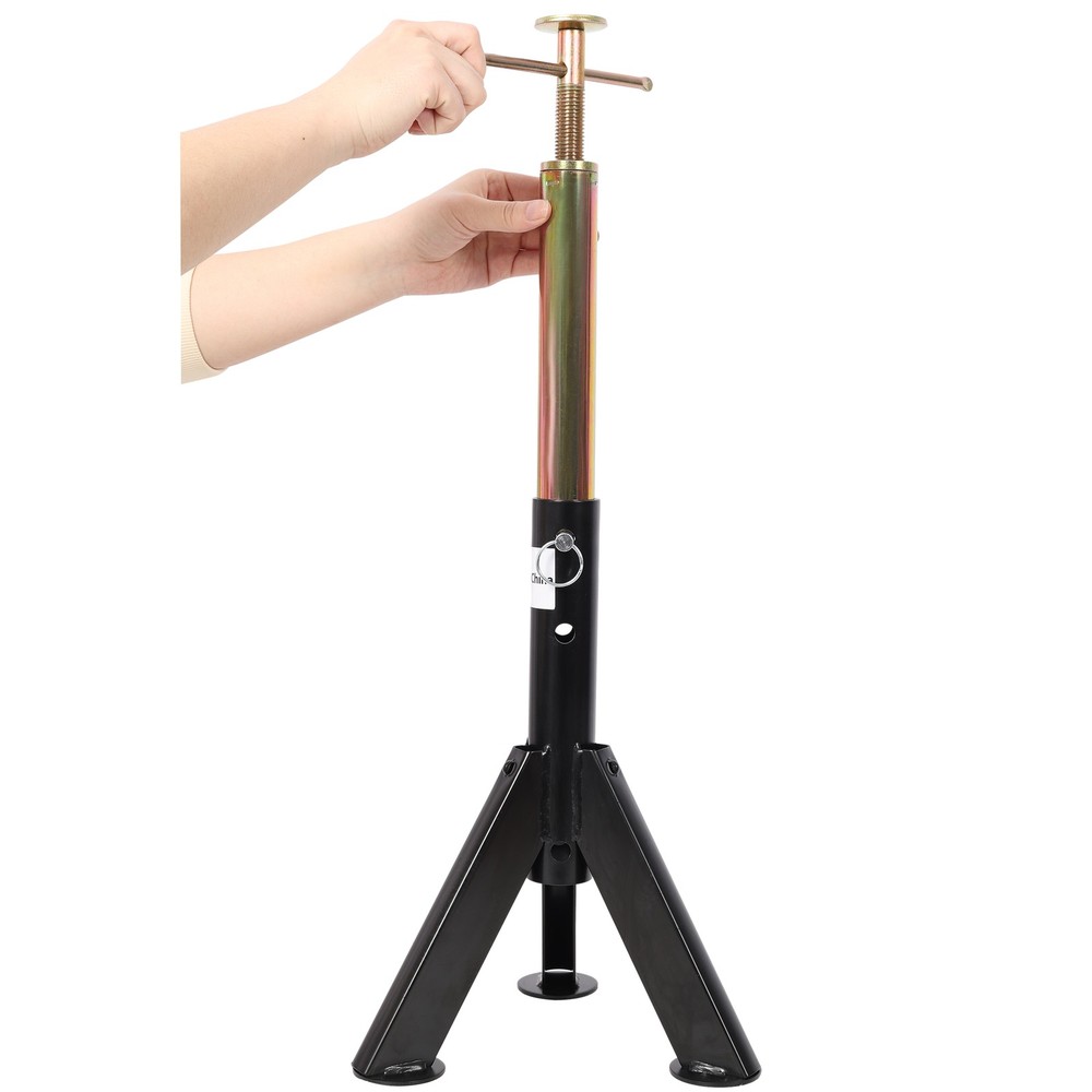 Adjustable Telescoping Stabilizer Jack Stand, Supports Stabilizer Jacks