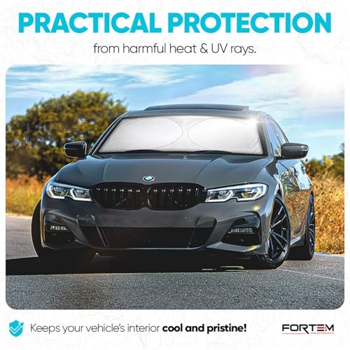 Car Sun Shade for Windshield, Reflective Windshield Medium (62" x 30")