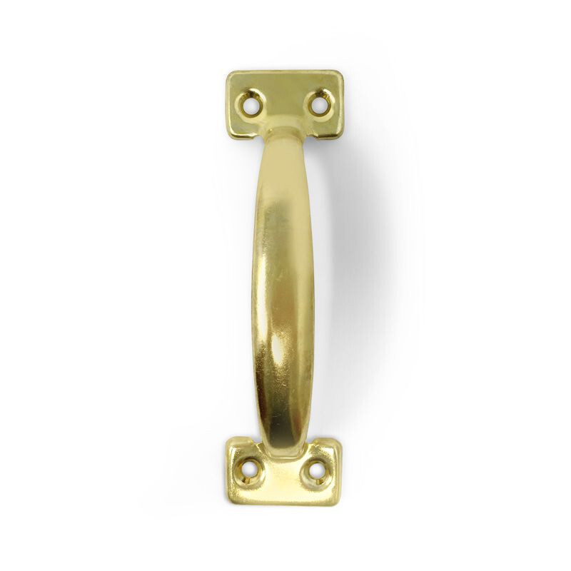 Grip Tight Tools DP01 5 3/4" Door Pull Handle Brass Plated Finish