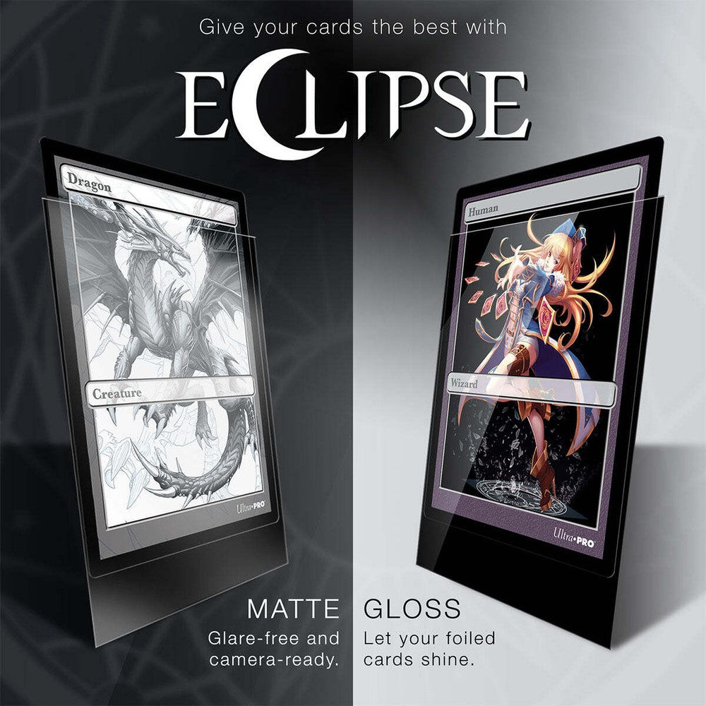 Ultra PRO 100ct Eclipse Gloss Standard Deck Holder Organizer Sleeves Protector