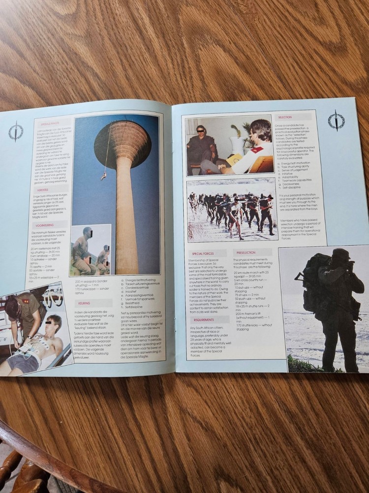 South African Special Forces recruiting book