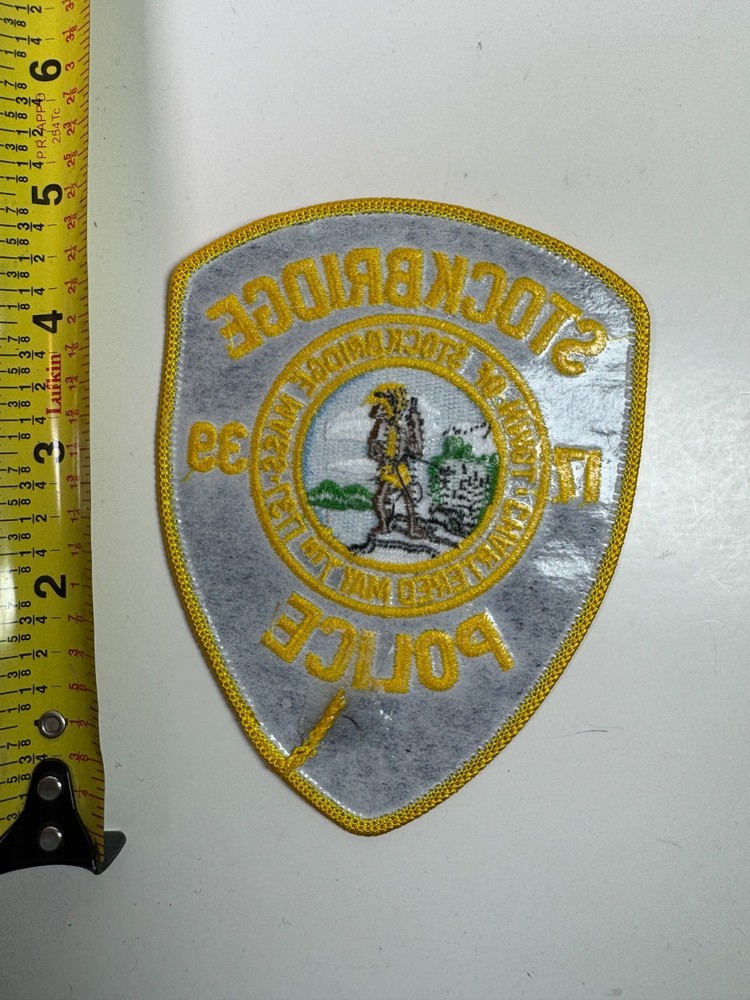 Stockbridge Police Massachusetts MA Patch J7