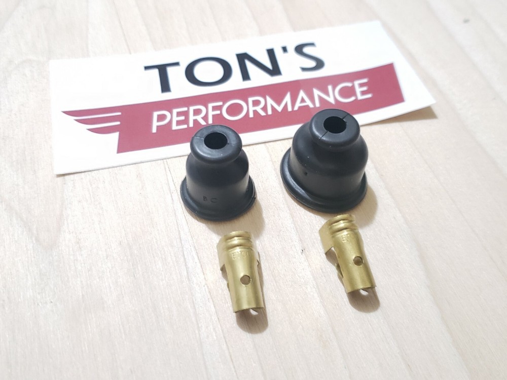 8mm Ignition Spark Plug Coil Wire Socket style Boot Terminal Set Straight 180
