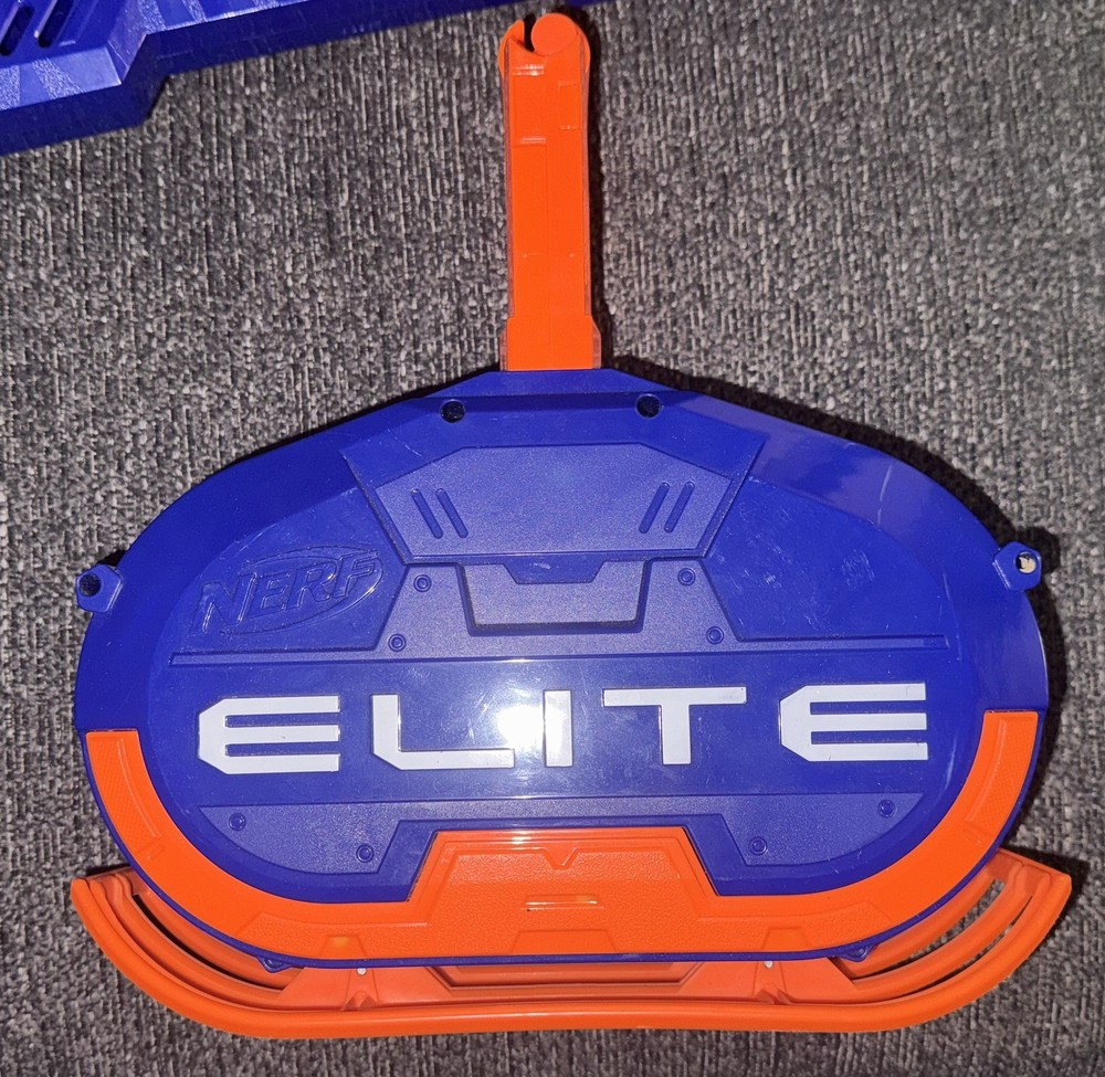 NERF Elite Titan CS-50 Motorized Blaster - TESTED - Includes 50-Round Drum/Strap