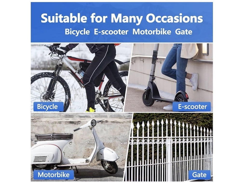 Folding Bike Lock Lightweight High Security Bicycle Lock Weogine