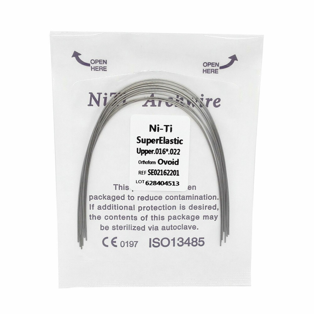 10 Pack Dental Ortho Super Elastic Niti Arch Wire Rectangular Nature/Oval/Square