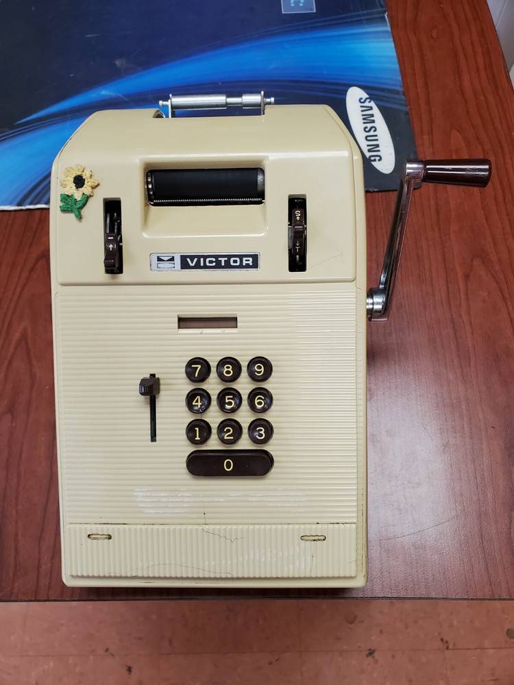 Victor ADDING MACHINE, ANTIQUE, VINTAGE, WORKING