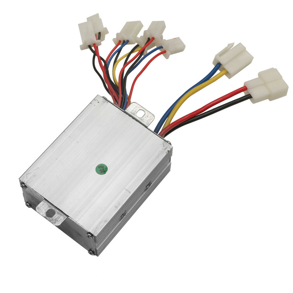 36V 500W Speed Brush Controller & Throttle Switch Lock for E-scooter Bicycle ATV