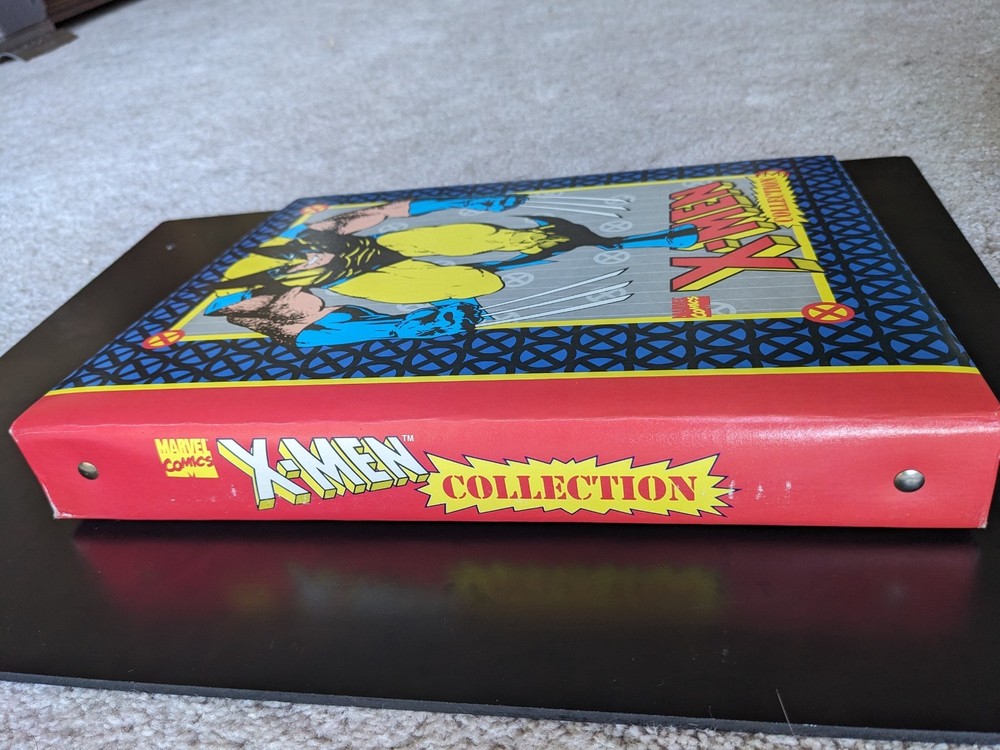 1994 X-Men Padded 3-Ring Binder ~ Wolverine ~ Marvel Comics / Antioch ~ RARE!