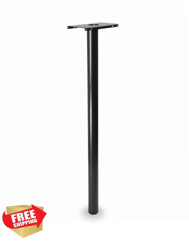 Architectural Mailboxes 7516B-10 Black Steel In-Ground Post