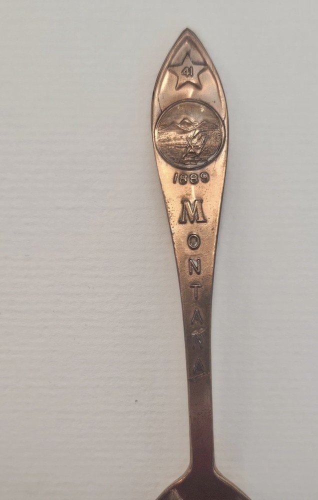 Vintage Solid Copper Souvenir Spoons 2 Available. YOUR CHOICE!
