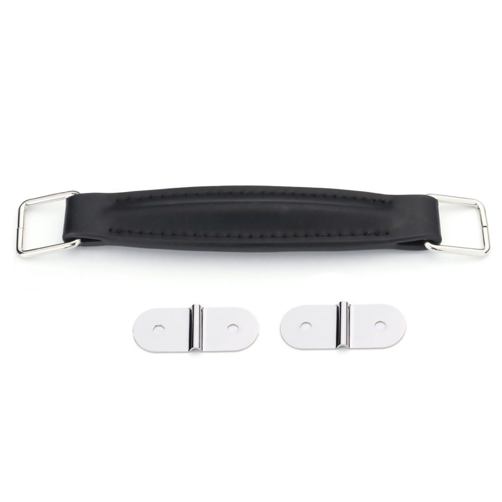 Guitar Leather Handle With Fitting For Marshall Amp AS50D AS100D Black